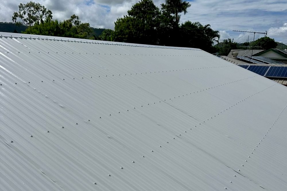 White to green roof